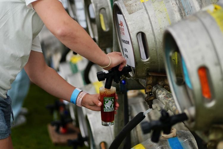 Beers at the beer festival