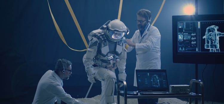 Astronaut in training