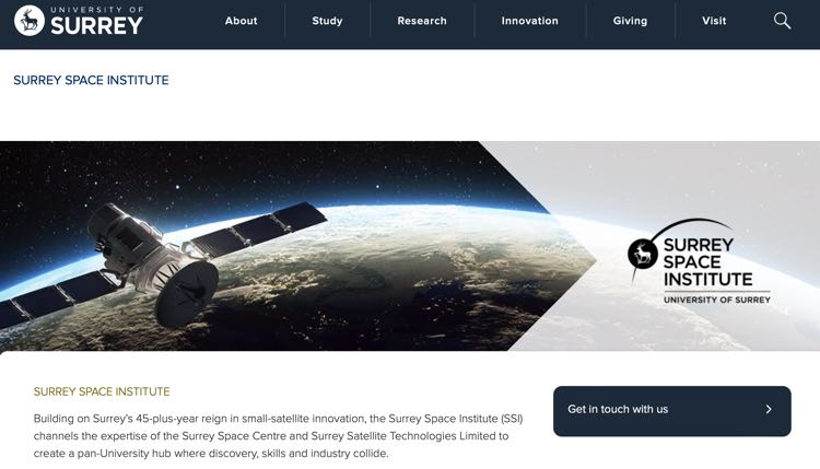University of Surrey Space Institute