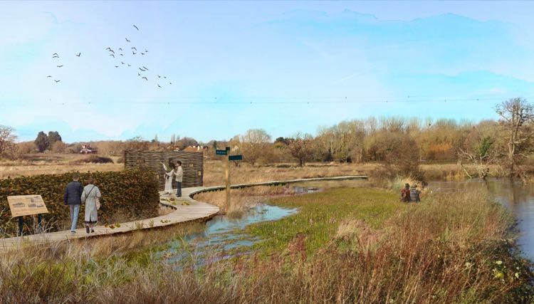 Burpham Court Farm visualisation