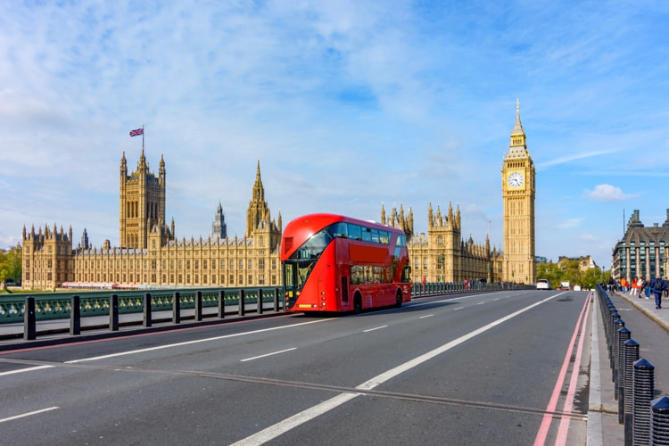 Big ben and london bus