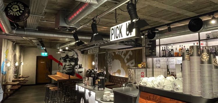 Black Sheep Coffee cups