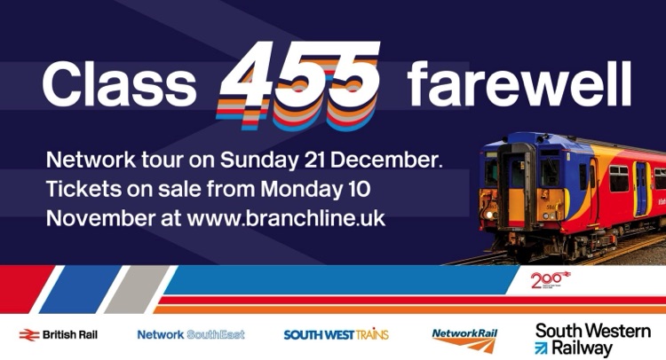 Class 455 Farewell advert