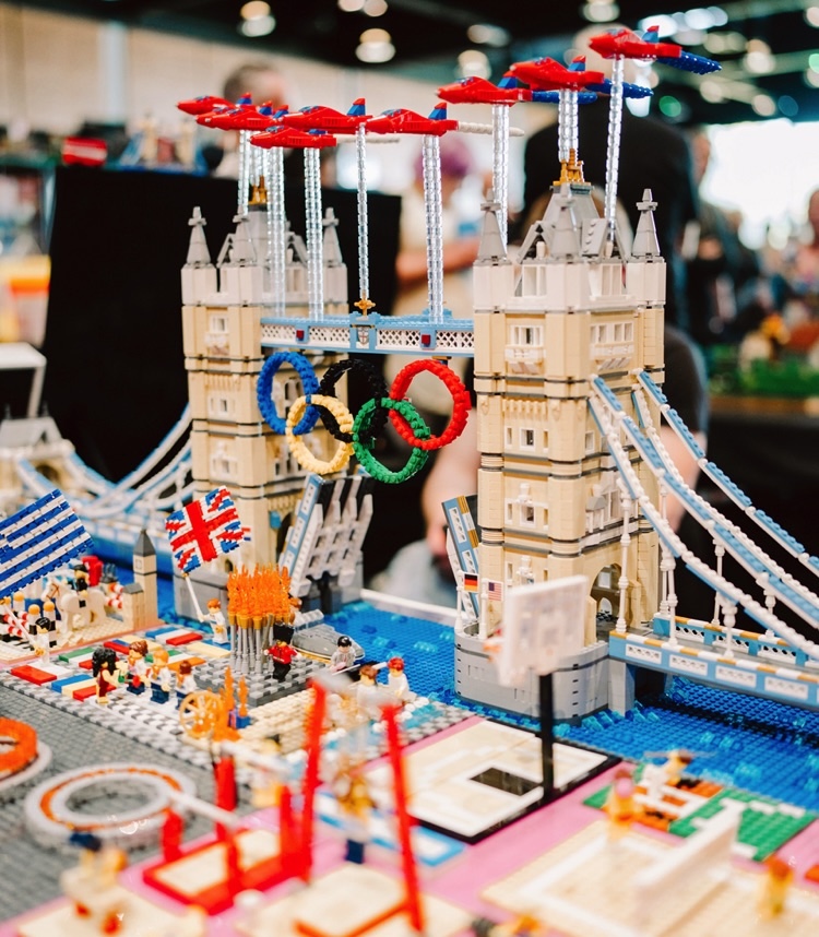 National Brick Events Tower Bridge in London made out of LEGO