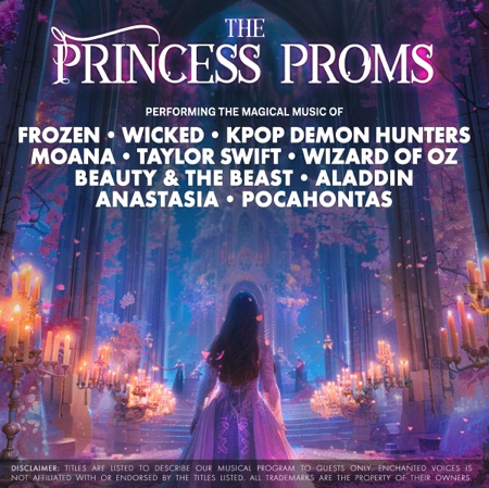 The Princess Proms flyer