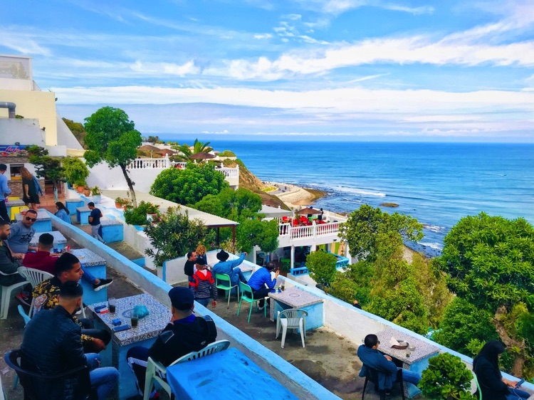 A café in Tangier
