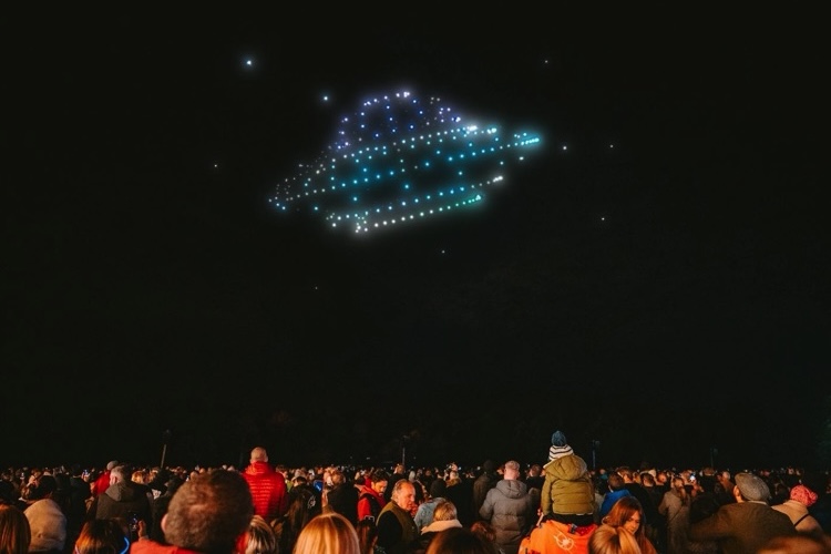 Space Safari Drone Light Show Coming to Guildford