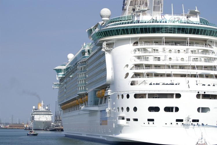 Cruise Liners Docked in Southampton