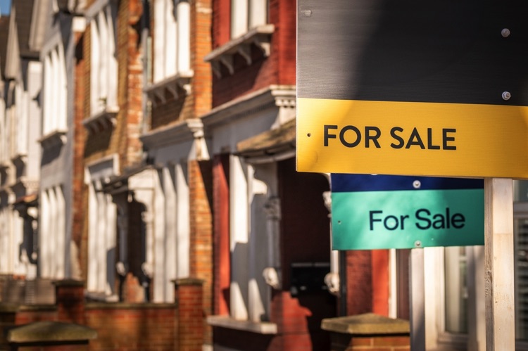 Houses for sale sign