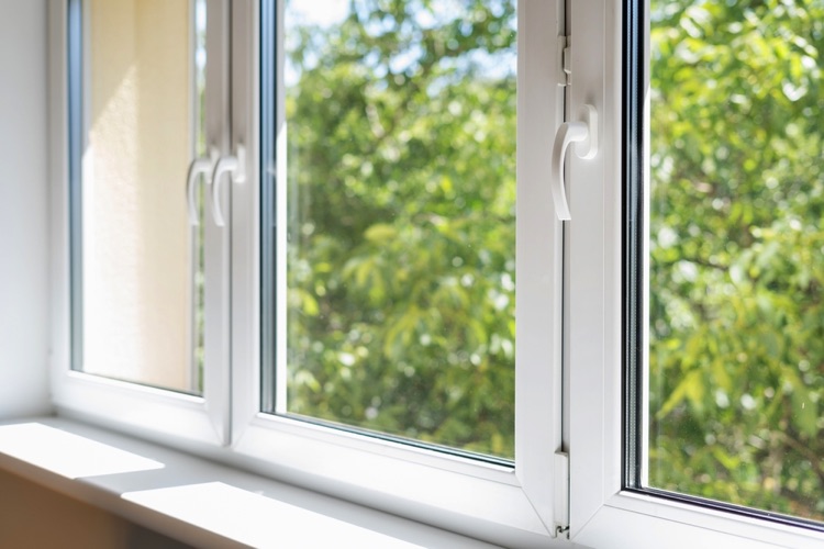 New PVC windows