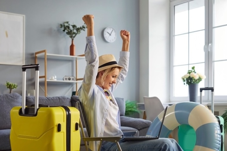 Booking a holiday online