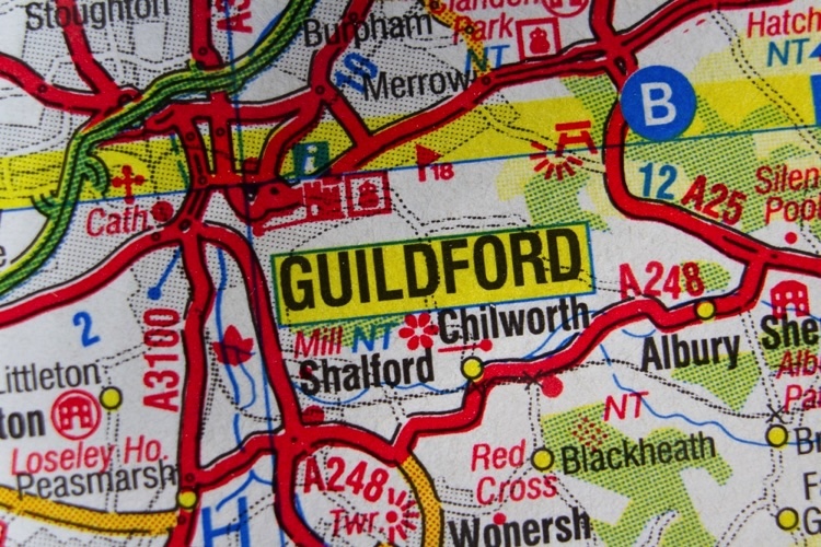 Guildford road map